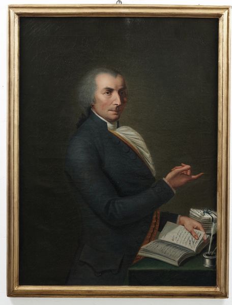 Scuola del XVIII secolo Ritratto di Francesco Fenaroli  - Asta Dipinti Antichi - Associazione Nazionale - Case d'Asta italiane