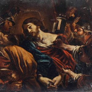 Giovanni Francesco Barbieri detto il Guercino - La cattura di Cristo