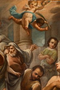 Giacinto Diano : Martirio di San Lorenzo  - Asta Dipinti Antichi - Associazione Nazionale - Case d'Asta italiane