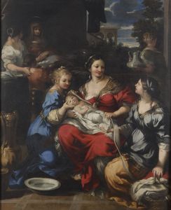 Pietro Berrettini detto Pietro da Cortona - La nascita della Vergine