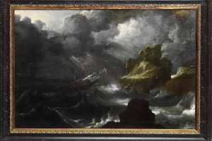 Gaspar van Eyck - Marina in tempesta