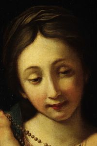 Scuola del XVIII secolo Madonna con bambino  - Asta Dipinti Antichi - Associazione Nazionale - Case d'Asta italiane