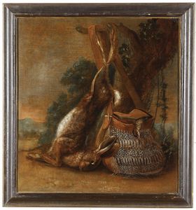 Adriaen de Gryeff - Cacciagione in paesaggio