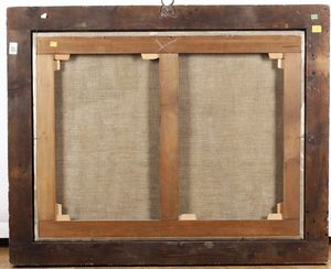 Scuola veneta del XVII secolo Sacra famiglia con San Giovanni Battista  - Asta Dipinti Antichi - Associazione Nazionale - Case d'Asta italiane