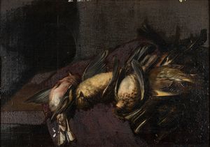 Wallerant Vaillant - Natura morta con cacciagione