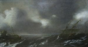 Pieter de Zeelander (attivo ad Haarlem alla metà del XVII secolo) - Burrasca di mare