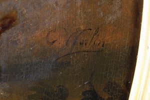 Scuola del XIX secolo Natura morta con vaso di fiore  - Asta Dipinti Antichi - Associazione Nazionale - Case d'Asta italiane