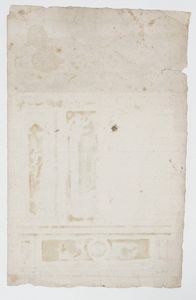 Scuola del XIX secolo Studio architettonico  - Asta Dipinti Antichi - Associazione Nazionale - Case d'Asta italiane