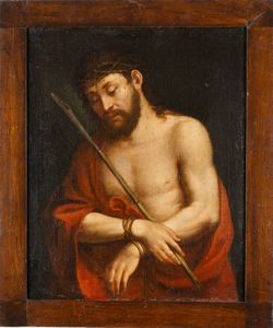 Scuola del XVI secolo Ecce Homo  - Asta Dipinti Antichi - Associazione Nazionale - Case d'Asta italiane