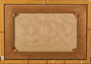 Scuola del XVIII secolo Paesaggi con contadini e pescatori  - Asta Dipinti Antichi - Associazione Nazionale - Case d'Asta italiane