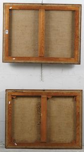 Scuola del XVIII secolo Nature morte con frutti e cacciagione  - Asta Dipinti Antichi - Associazione Nazionale - Case d'Asta italiane