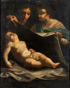 GUIDO RENI - Adorazione del Bambino