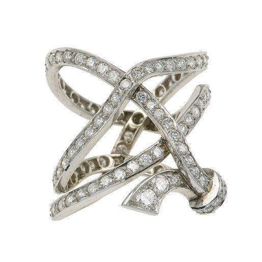 Cirio. Anello con diamanti  - Asta Gioielli - Associazione Nazionale - Case d'Asta italiane