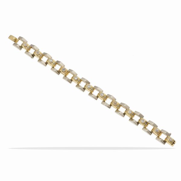 Bracciale con diamanti  - Asta Gioielli - Associazione Nazionale - Case d'Asta italiane