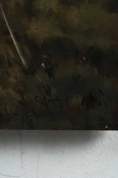 C. Auerbach (XIX-XX secolo) Militare con cavallo  - Asta Dipinti del XIX-XX Secolo - Associazione Nazionale - Case d'Asta italiane