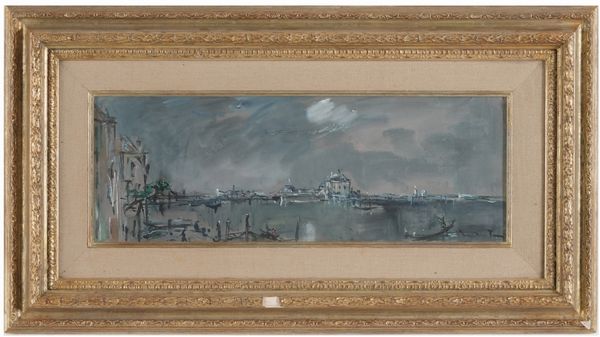 Bruno Martini : Paesaggio veneziano  - Asta Dipinti del XIX-XX Secolo - Associazione Nazionale - Case d'Asta italiane