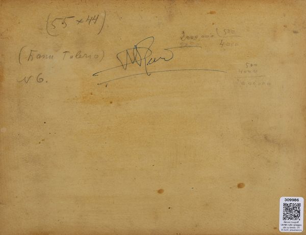 Alessio Issupoff : Uomini sulla spiaggia  - Asta Dipinti del XIX-XX Secolo - Associazione Nazionale - Case d'Asta italiane