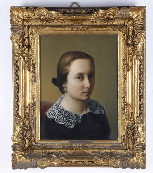 Pittore del XIX secolo Ritratto femminile  - Asta Dipinti del XIX-XX Secolo - Associazione Nazionale - Case d'Asta italiane