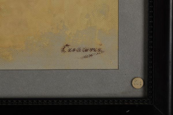 Anonimo, XX secolo Carrozza con doppia fune  - Asta Dipinti del XIX-XX Secolo - Associazione Nazionale - Case d'Asta italiane