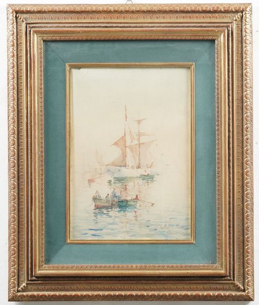 Gilbert Gathard (XX secolo) Veliero  - Asta Dipinti del XIX-XX Secolo - Associazione Nazionale - Case d'Asta italiane