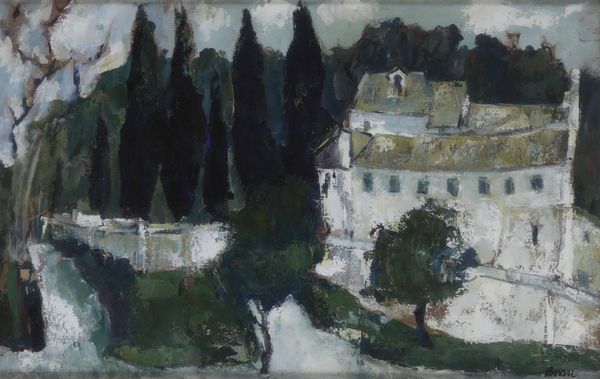 Renato Bussi : Cappuccini d'Albano  - Asta Dipinti del XIX-XX Secolo - Associazione Nazionale - Case d'Asta italiane