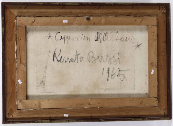 Renato Bussi : Cappuccini d'Albano  - Asta Dipinti del XIX-XX Secolo - Associazione Nazionale - Case d'Asta italiane