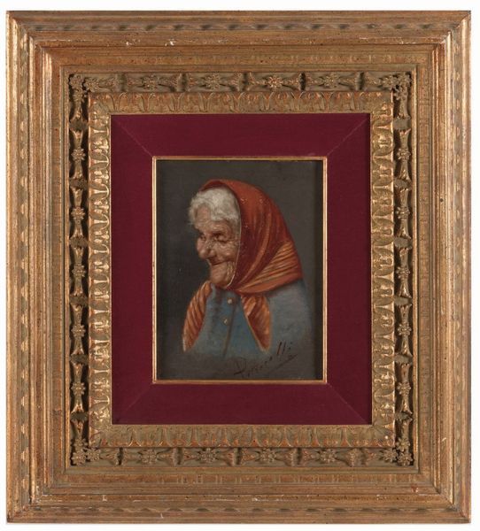 Vincenzo Pasquale Petrocelli : Anziana signora  - Asta Dipinti del XIX-XX Secolo - Associazione Nazionale - Case d'Asta italiane