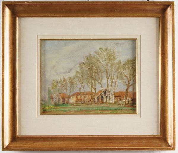 Anonimo del XIX-XX secolo Paesaggio  - Asta Dipinti del XIX-XX Secolo - Associazione Nazionale - Case d'Asta italiane