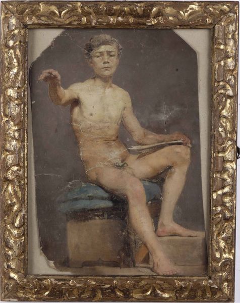 Anonimo Nudo di fanciullo  - Asta Dipinti del XIX-XX Secolo - Associazione Nazionale - Case d'Asta italiane