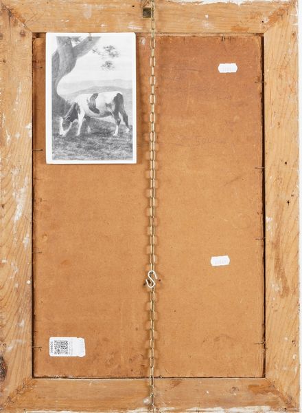 Alessandro Viazzi : Paesaggio con mucca  - Asta Dipinti del XIX-XX Secolo - Associazione Nazionale - Case d'Asta italiane