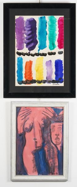 ROCCO BORELLA : lotto di tre dipinti  - Asta Dipinti del XIX-XX Secolo - Associazione Nazionale - Case d'Asta italiane