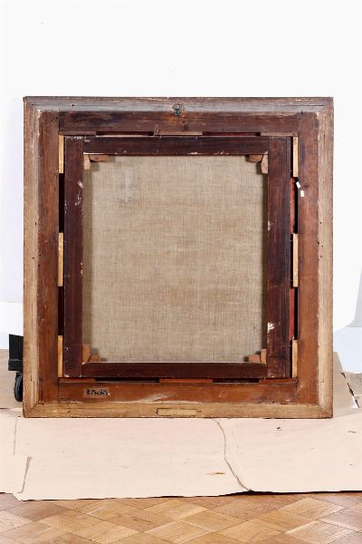 Pittore del XIX-XX secolo Interno di scuderia con cavalli  - Asta Dipinti del XIX-XX Secolo - Associazione Nazionale - Case d'Asta italiane