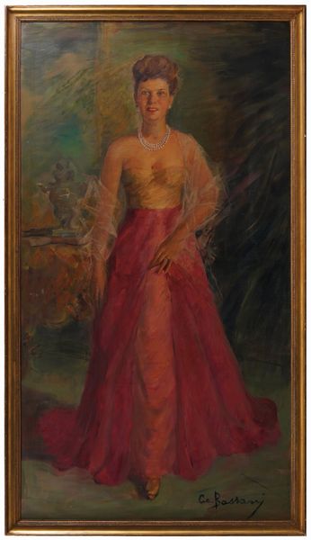 Lucia Bassani : Ritratto femminile  - Asta Dipinti del XIX-XX Secolo - Associazione Nazionale - Case d'Asta italiane