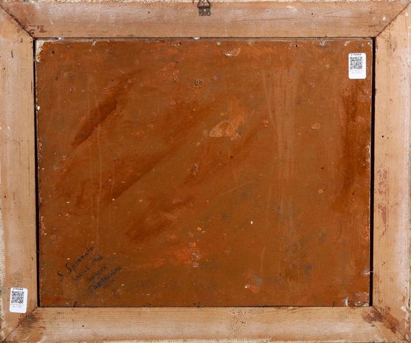 Salvino Spinnato : Paesaggio con alberi  - Asta Dipinti del XIX-XX Secolo - Associazione Nazionale - Case d'Asta italiane