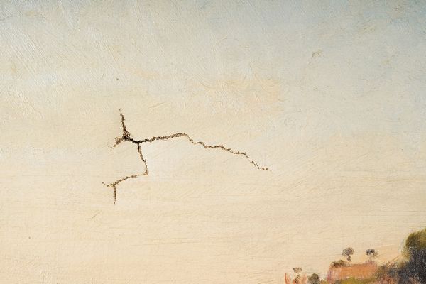 F. Rognoni Paesaggio costiero  - Asta Dipinti del XIX-XX Secolo - Associazione Nazionale - Case d'Asta italiane