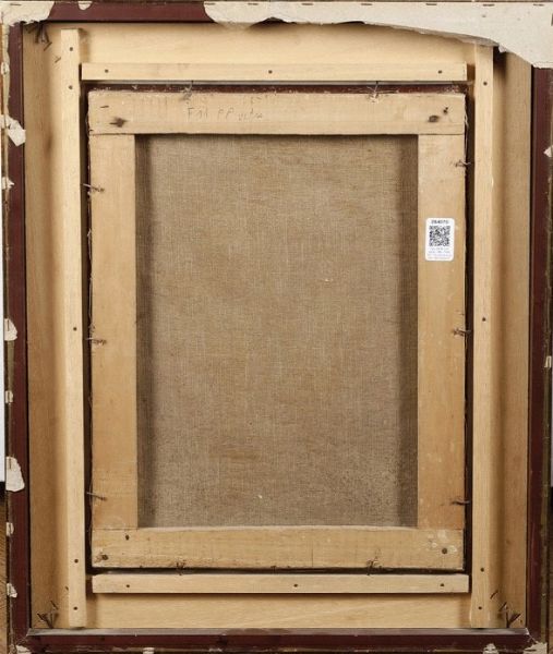 A firma Bertelli Casolare diroccato nelle colline bolognesi  - Asta Dipinti del XIX-XX Secolo - Associazione Nazionale - Case d'Asta italiane