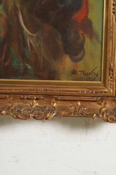 Mattia Traverso : Ritratto femminile  - Asta Dipinti del XIX-XX Secolo - Associazione Nazionale - Case d'Asta italiane