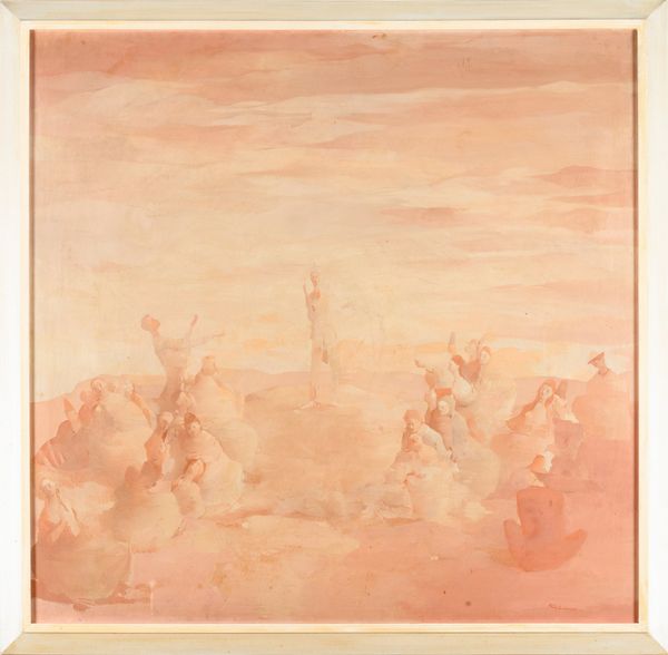 Otto Bachmann : Predica alla folla  - Asta Dipinti del XIX-XX Secolo - Associazione Nazionale - Case d'Asta italiane