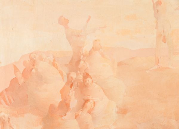 Otto Bachmann : Predica alla folla  - Asta Dipinti del XIX-XX Secolo - Associazione Nazionale - Case d'Asta italiane