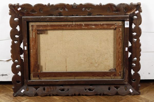 Scuola italiana del XIX secolo Paesaggio con acquedotto  - Asta Dipinti del XIX-XX Secolo - Associazione Nazionale - Case d'Asta italiane