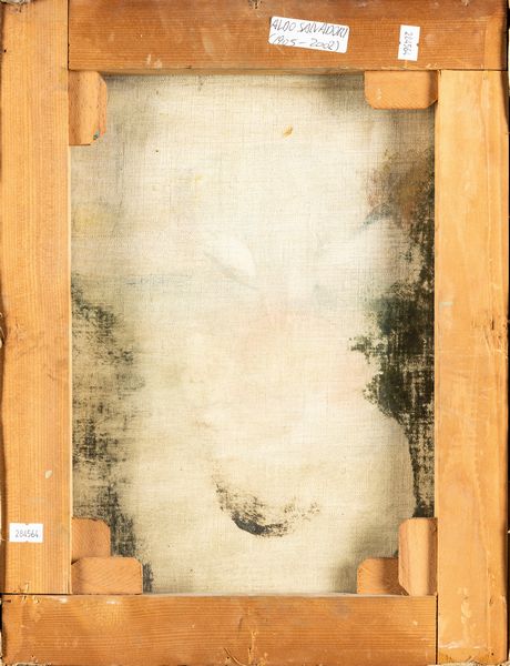 Aldo Salvadori : Ritratto di fanciulla  - Asta Dipinti del XIX-XX Secolo - Associazione Nazionale - Case d'Asta italiane