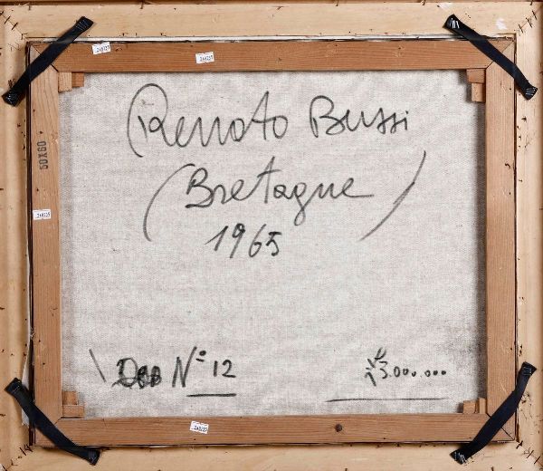 Renato Bussi : Bretagna  - Asta Dipinti del XIX-XX Secolo - Associazione Nazionale - Case d'Asta italiane