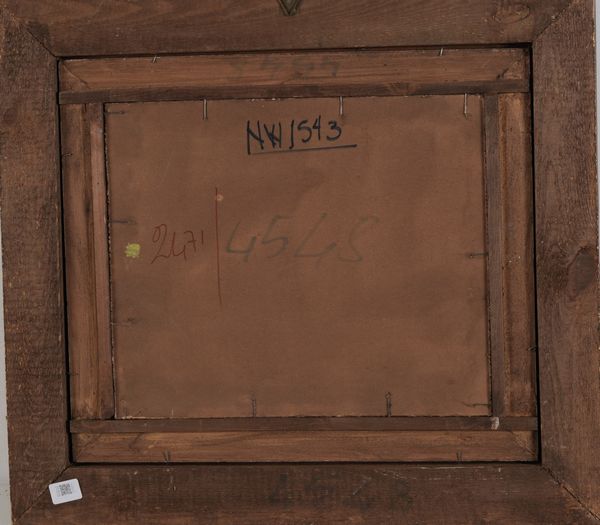 Krycersny, 1950 Veduta cittadina con ponte  - Asta Dipinti del XIX-XX Secolo - Associazione Nazionale - Case d'Asta italiane