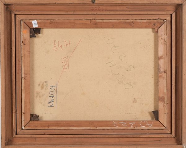 Klaibercer Pranzo vista lago  - Asta Dipinti del XIX-XX Secolo - Associazione Nazionale - Case d'Asta italiane