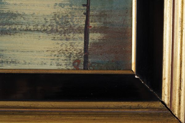 Andrea Figari : Veduta sul mare con pini marittimi  - Asta Dipinti del XIX-XX Secolo - Associazione Nazionale - Case d'Asta italiane