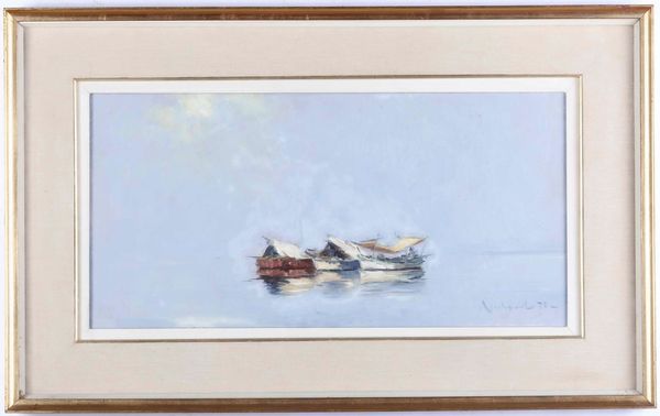 Lotto di 6 dipinti di cui 3 dello stesso autore e altri 3 diversi  - Asta Dipinti del XIX-XX Secolo - Associazione Nazionale - Case d'Asta italiane