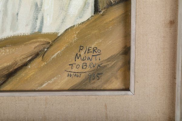 PIERO MONTI : Beduino della Sinte (Libia)  - Asta Dipinti del XIX-XX Secolo - Associazione Nazionale - Case d'Asta italiane