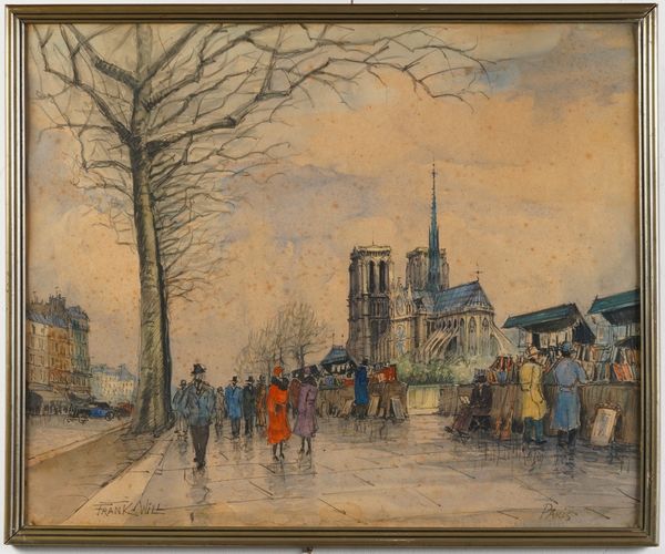 FRANK WILL : Veduta di Parigi  - Asta Dipinti del XIX-XX Secolo - Associazione Nazionale - Case d'Asta italiane