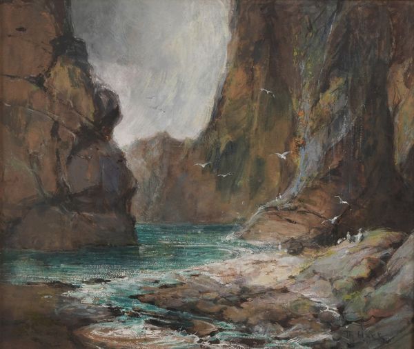 Th. Hart Insenatura  - Asta Dipinti del XIX-XX Secolo - Associazione Nazionale - Case d'Asta italiane