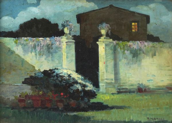 Renato Natali : Notturno  - Asta Dipinti del XIX-XX Secolo - Associazione Nazionale - Case d'Asta italiane